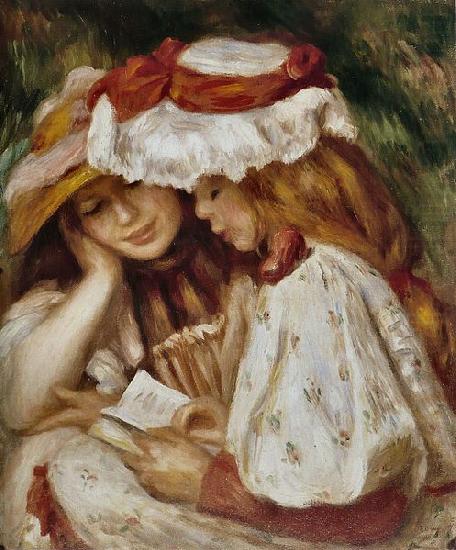 Pierre Auguste Renoir Jeunes Filles lisant